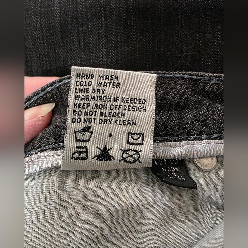 COOGI Black Faded Embroidered Straight Leg Women's Jeans Size 15/16 (Junior Sz) - Picture 7 of 10